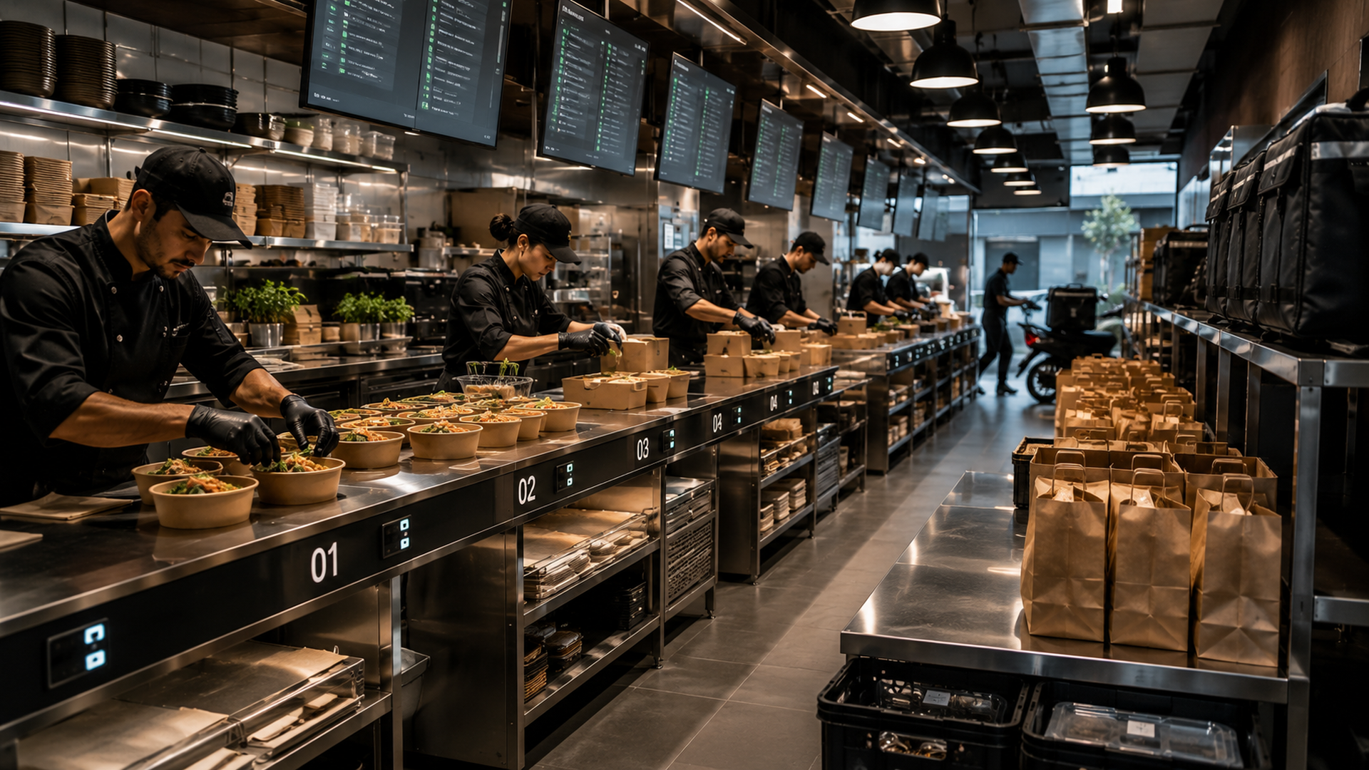 TNCKG professional production kitchen overview